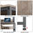 Metal Base Writing Desk with Power Outlet-315529022