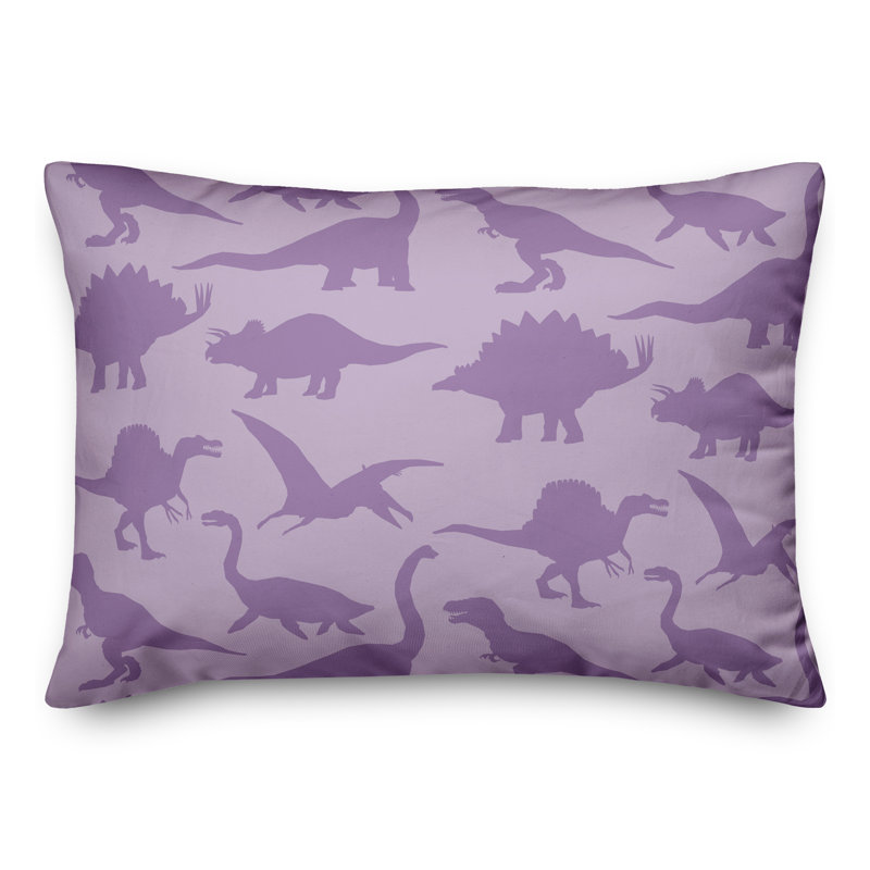 Housse de coussin rectangulaire/insert, Mauve / Mauve