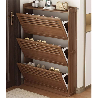 Retro style storage shoe cabinet