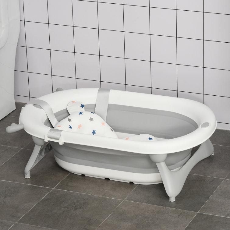 Baby Bath Tub Foldable W/ Cushion