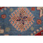 Tapis bleu clair à motif de légumes Kazak 9 x 12
