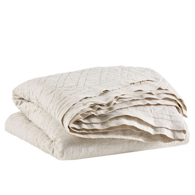 Washed Linen Quilt Set