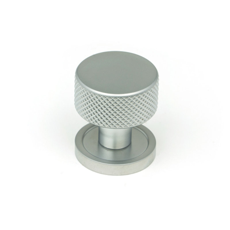 Round Knob, 2.5 cm, Satin Chrome