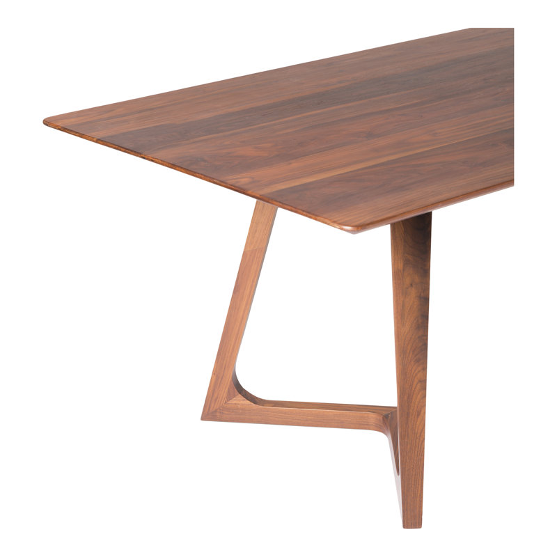 Fischer Walnut Wood Dining Table
