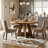 TribeSigns 47" Round Farmhouse Dining Table – Wood Kitchen Table For 4, Cross Base Wooden Dinner Table For Dining Room, Breakfast Nook, Or Living Area-1463487367