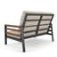 Causeuse d'extérieur en métal avec coussin Sunbrella Townsend-112342906-112596852