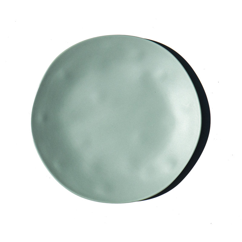 Assiette plate organique en mélamine NewWave - vert - 10,5 po - ensemble de 6, Vert