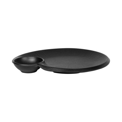 Assiette plate en mélamine 9,5 po Hermosa