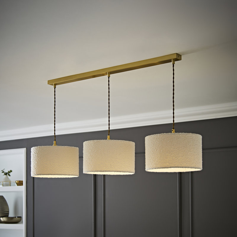 Albeiro 3 - Light Pendant, Brushed Gold, Yes