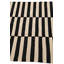 Tapis noir et blanc Orta