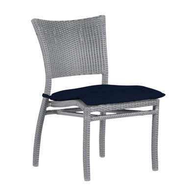 Chaise d'appoint tissée Skye - Huître