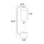 Lampe de table arquée 19,5 po-70085862