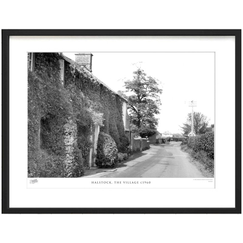 Halstock, the Village C1960 1 Piece Single Picture Frame Wall Art, 60cm H x 80cm W x 2.3cm D