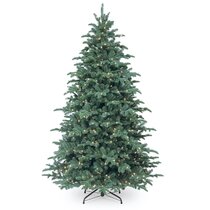 The Holiday Aisle® Birch 48' Traditional Christmas Tree with LED Lights and Remote  Control, Christmas Tree