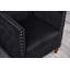 Fauteuil capitonné en velours l 28 po Memphis-1156406002