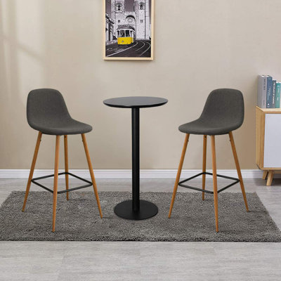 Tenley Upholstered Counter Stool with Metal Frame