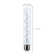 6 Watt LED - Flex Gray Coil Filament - T9 - Medium Base - 2700K CCT - Clear - 120 Volt