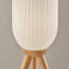 Lampe trépied en bois massif Lapka-87384477