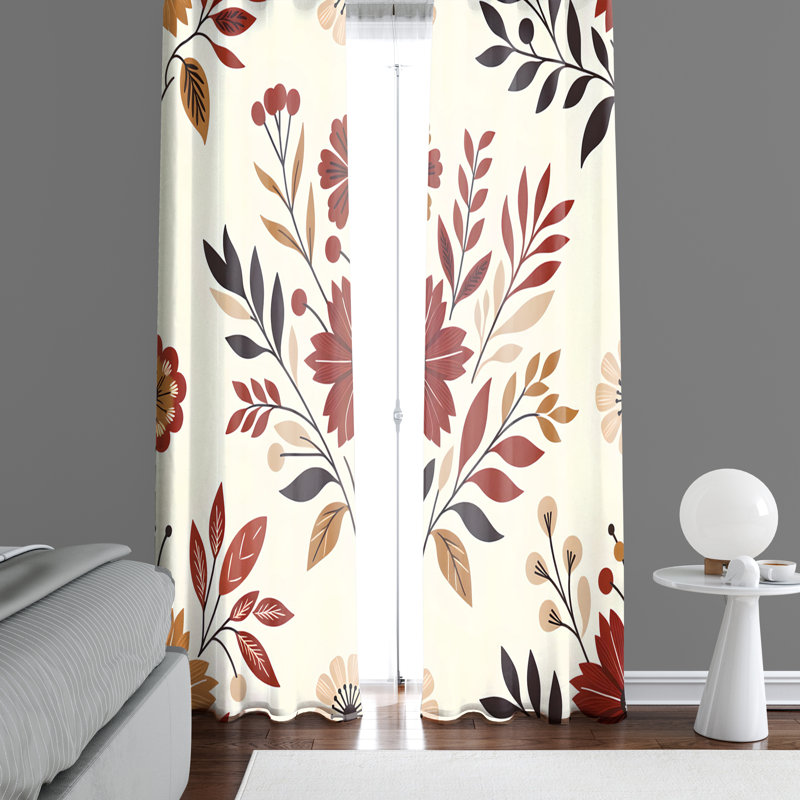Window Curtains, 20" W x 52" L