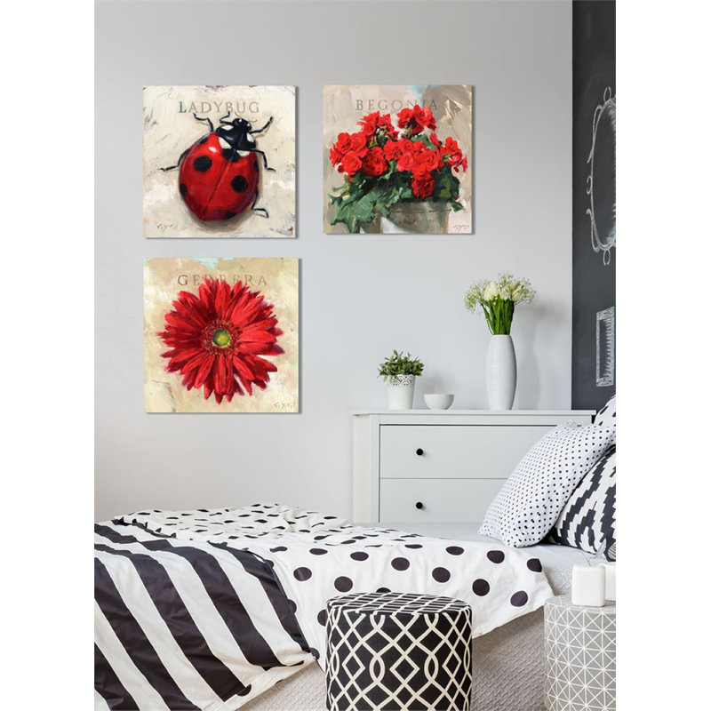 " Gerbera " by Darren Gygi, 20" H x 20" W x 1" D
