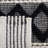 Hand Woven Wool/Cotton Geometric Rug in Ivory/Black-608435304