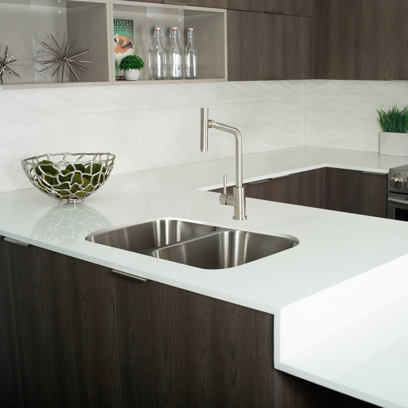 32.25'' L Double Bowl Stainless Steel Kitchen Sink