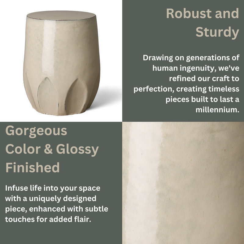 table de bout cylindriques, Crème