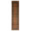 Tapis brun en laine noué à la main de conception unique 2 pi 8 po x 15 pi 11 po Kargahi