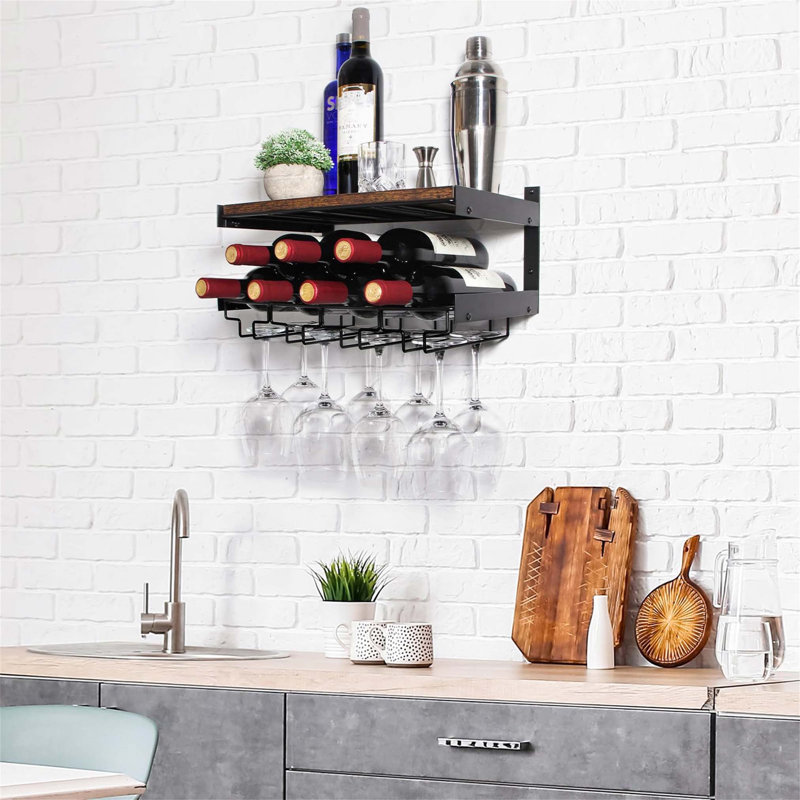 Auckland Wine Bottle & Glass Rack