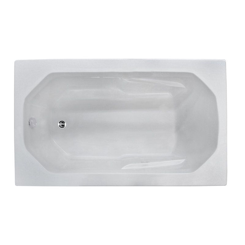 Montserrat 59.75 " L x 35.5 " W Drop-In and Mounting / Installation Required Soaking Acrylic Bathtub