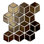 Hudson Rhombus 10-1/4 in. x 11-3/4 in. Porcelain Mosaic Tile