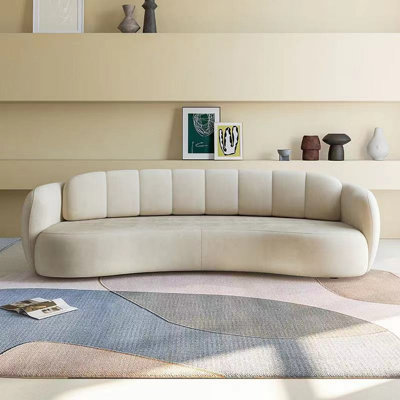 Italian Style Modern Simple Curved Sofa