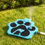 Arroseur à patte pour chien avec pédale interactive pour la cour extérieure, bleu