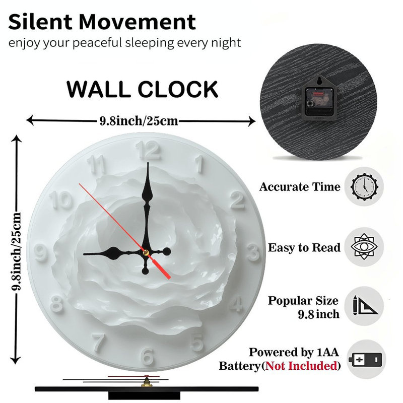 Horloge blanche élégante