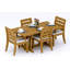 Atnas Outdoor Teak Dining Set-1236858914