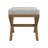 Keane  Backless Wood Vanity Stool