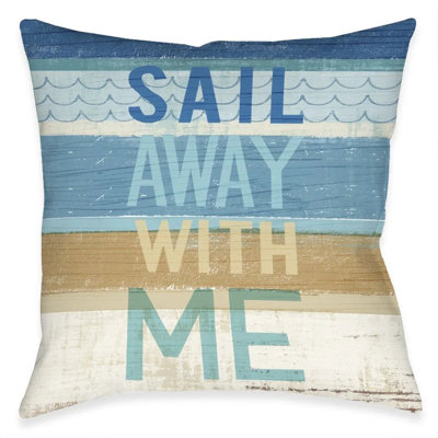 Coussin décoratif d'intérieur Ocean Sail Away