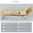 	Gold Stainless Steel LED Shower Panel Tower System Faucet Rain Massage Body Jet