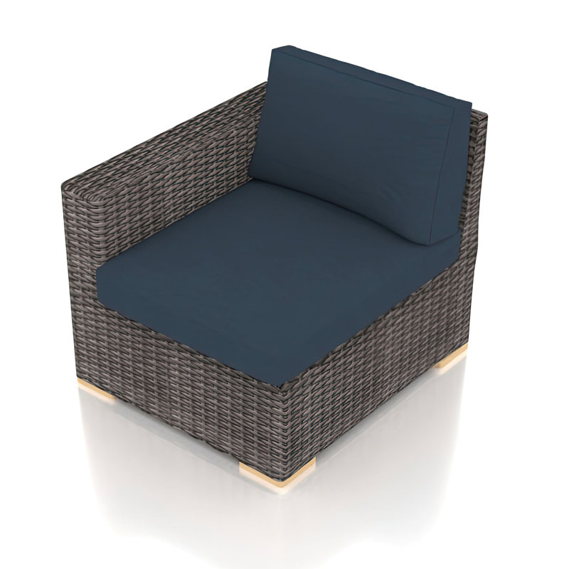 Chaise de terrasse avec coussins Sunbrella Marfik, Spectre indigo Sunbrella®