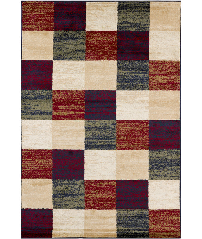 Tapis d'intérieur en polypropylène tissé à la machine Guffin, 8 pi x 11 pi