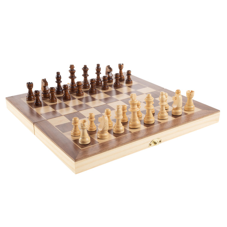 Hey! Play! 2 Player Wood Chess & Reviews