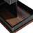 Adjustable Lift-Top End Table with Wheels, 360° Rotating Side Table with Storage f-987581728