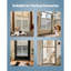 Grille de porte de moustiquaire pour véhicule récréatif facile à installer et à démonter-114396689