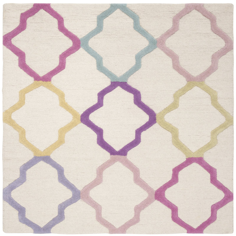 Thomaston Kids Hand Tufted Indian Wool Rug, Square 7'