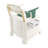 Bedside Commode Chair For Seniors With Armrests & Backrest