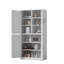 Armoire de rangement de cuisine avec tablettes réglables