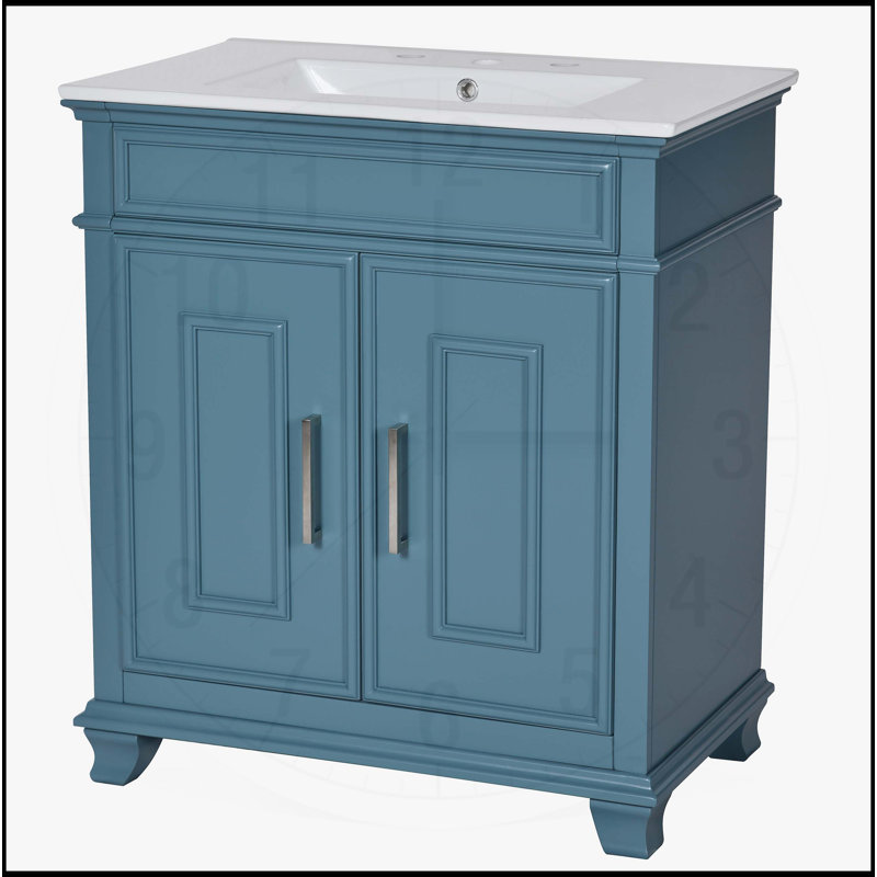Meuble-lavabo 30 po avec lavabo en céramique