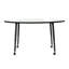 Table d'activité ovale 30 x 60 avec pieds fuselés réglables Adapte - Tableau blanc / noir Adapte-116975281
