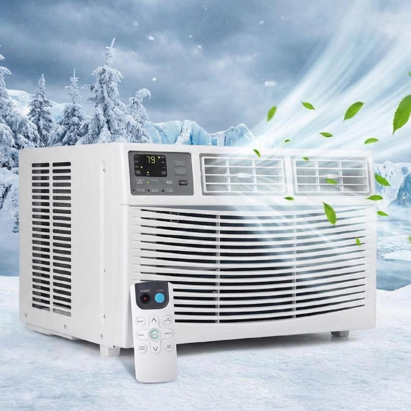 Climatiseur de fenêtre 10 000 BTU, refroidissement rapide jusqu'à 450 pieds carrés