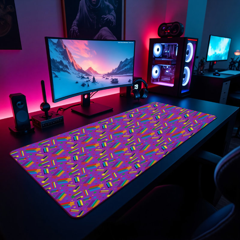 Polyester Desk Pad, 31.5x15.5
